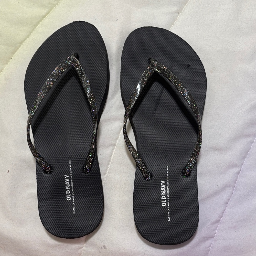 Old Navy Sparkle Sandals - Black